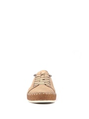 Lunar Brown Maddison II Suede Plimsoll Shoes - Image 3 of 5