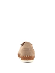 Lunar Brown Maddison II Suede Plimsoll Shoes - Image 4 of 5