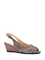Lunar Metallic Emmerline Wedge Shoes - Image 2 of 5