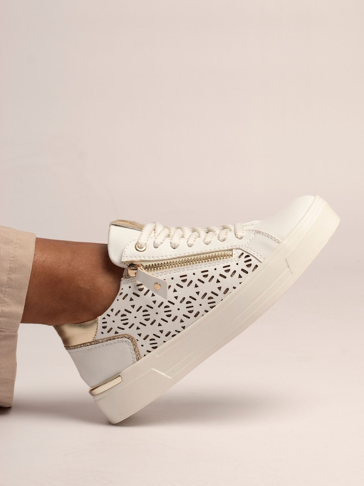 Lunar White Ciara Trainers - Image 1 of 6 Lunar White Ciara Trainers - Image 1 of 6