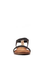 Lunar Black Portofino Sandals - Image 5 of 7