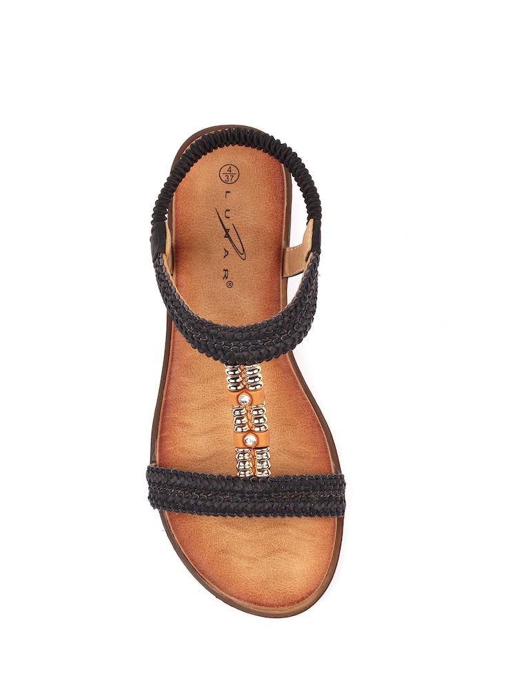 Lunar Black Portofino Sandals - Image 7 of 7