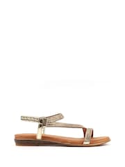 Lunar Gold Blaise Sandals - Image 1 of 5