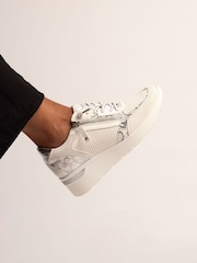 Lunar Silver Bailey Wedge Trainers - Image 1 of 7