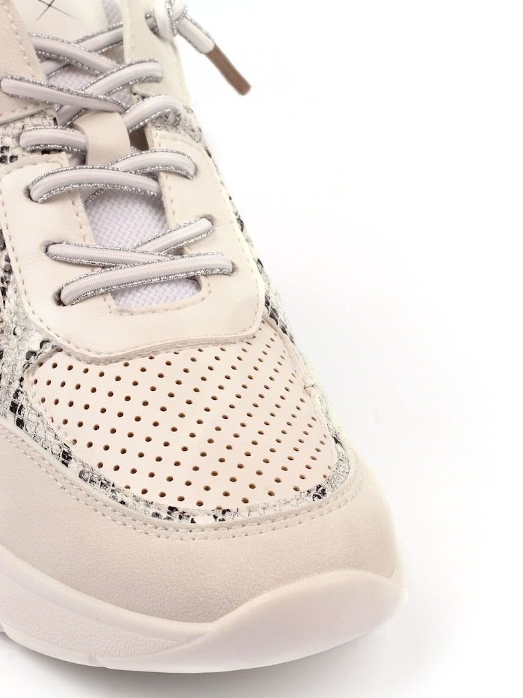 Lunar Silver Bailey Wedge Trainers - Image 7 of 7