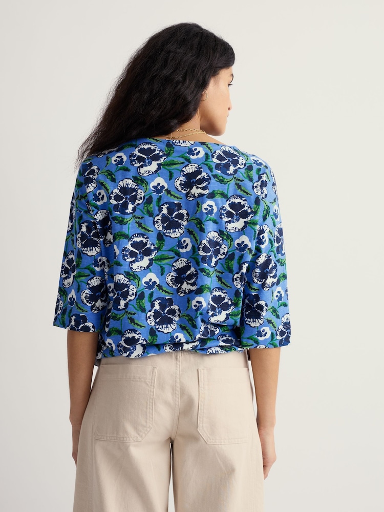 Seasalt Cornwall Blue Tremayne Quay Top - Image 2 of 5