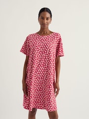 Seasalt Cornwall Pink Day Star Nightdress - Image 1 of 5