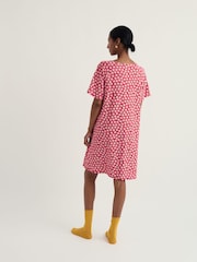 Seasalt Cornwall Pink Day Star Nightdress - Image 3 of 5