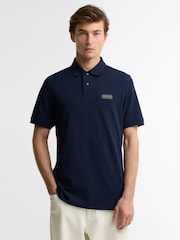 Barbour International Navy Essential Polo Shirt - Image 1 of 4