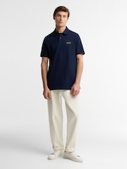 Barbour International Navy Essential Polo Shirt - Image 2 of 4