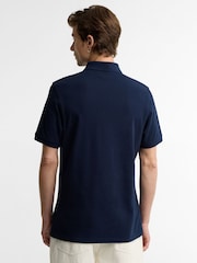 Barbour International Navy Essential Polo Shirt - Image 3 of 4