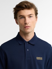 Barbour International Navy Essential Polo Shirt - Image 4 of 4