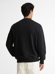 Barbour International Black Inline Crew Neck Sweatshirt - Image 3 of 4