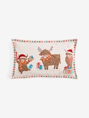 Multi 30 X 50cm Hamish Christmas Party Cushion - Image 3 of 4