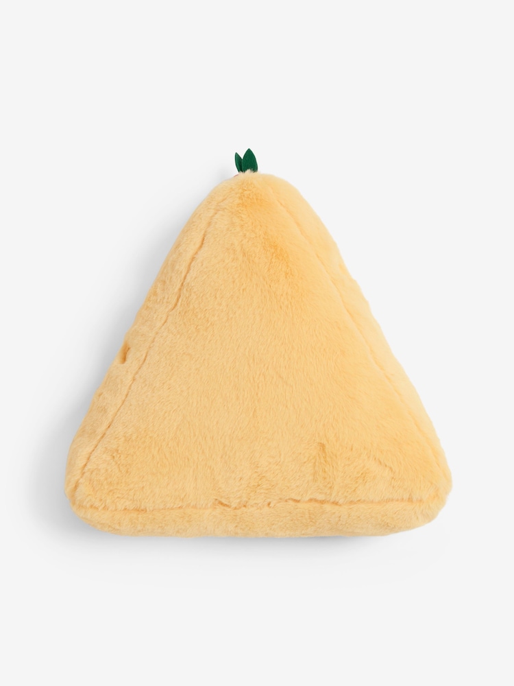 Yellow 3D Christmas Cheese Cushion - Image 4 of 4 Yellow 3D Christmas Cheese Cushion - Image 4 of 4