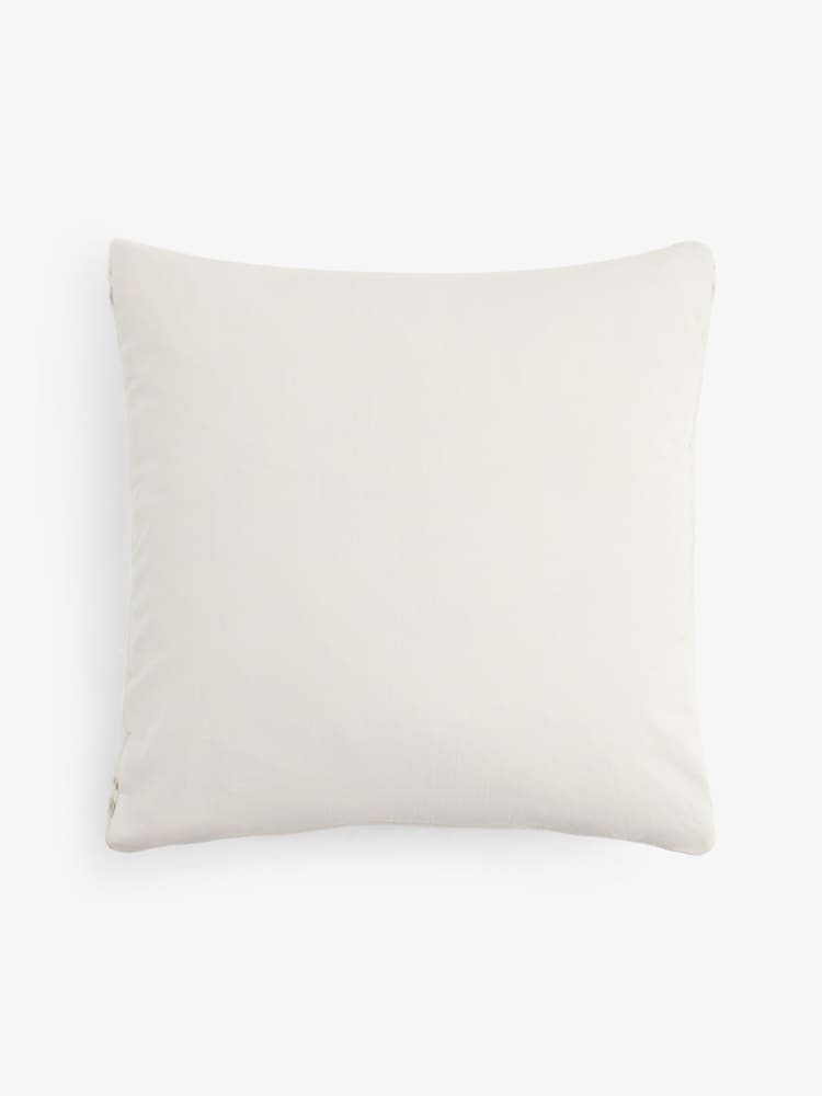 Sage Green Christmas Winter Wishes Knit Cushion - Image 4 of 4 Sage Green Christmas Winter Wishes Knit Cushion - Image 4 of 4
