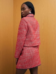 River Island Whipstitch Bouclé Trophy-jakke - Bilde 2 av 4