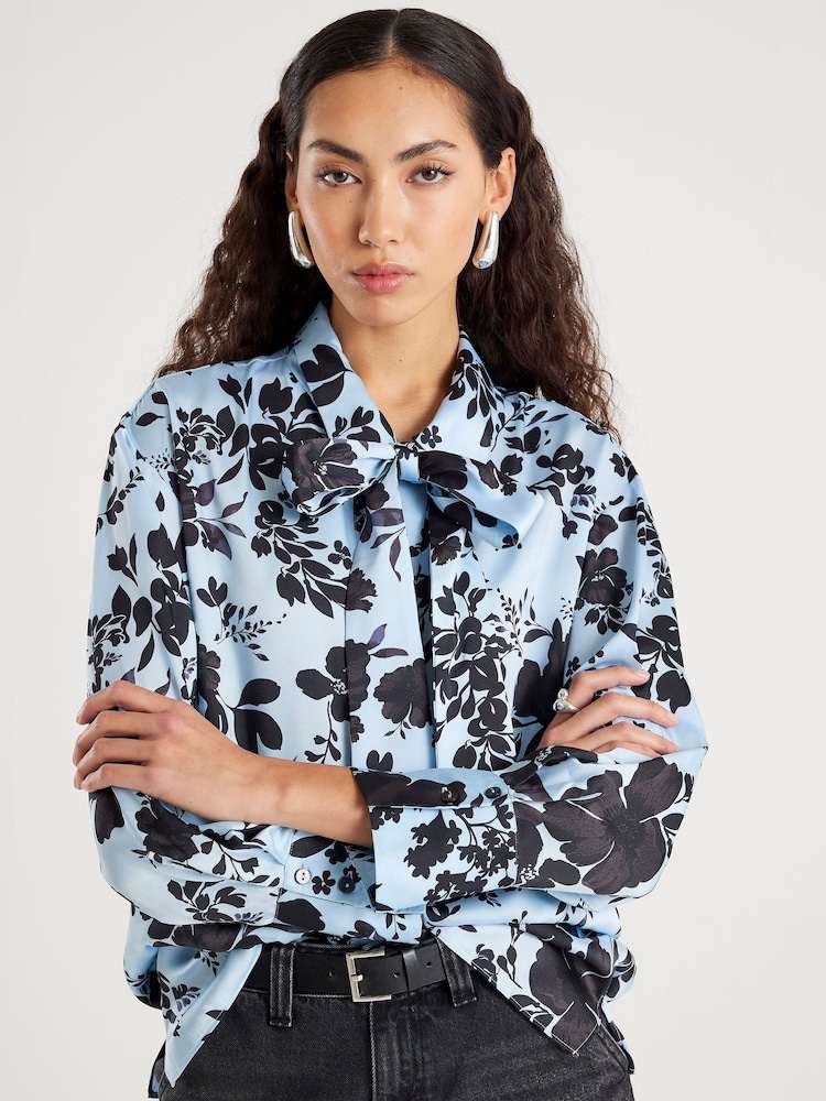 River Island Brown Collarless Asymmetric Waistcoat - Image 1 of 4