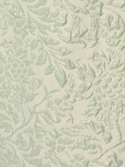 Adrianna Papell Green Glitter Jacquard Gown - Image 3 of 6