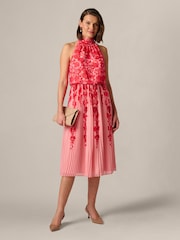 Adrianna Papell Print Fold Chiffonkjole - Bilde 4 av 6