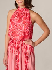 Adrianna Papell Print Fold Chiffonkjole - Bilde 5 av 6