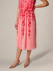 Adrianna Papell Print Fold Chiffonkjole - Bilde 6 av 6