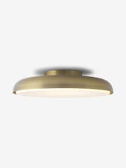 MADE.COM Brass Nura Flush Fitting Ceiling Light - Image 1 of 3