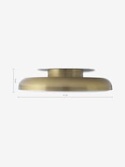 MADE.COM Brass Nura Flush Fitting Ceiling Light - Image 3 of 3