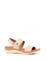 Lunar Gold Riley Hook and Loop Sandals - Image 3 of 8