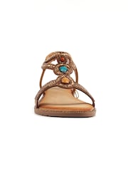 Lunar Brown Calista Sandals - Image 4 of 6