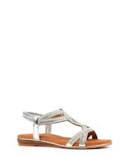 Lunar Silver Carrie Sandals - Image 2 of 6