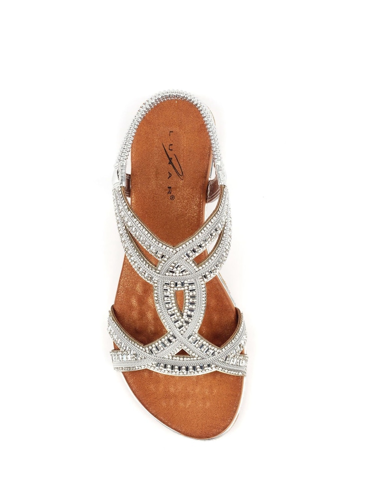 Lunar Silver Carrie Sandals - Image 6 of 6 Lunar Silver Carrie Sandals - Image 6 of 6