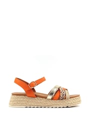 Lunar Orange Flick Sandals - Image 5 of 8