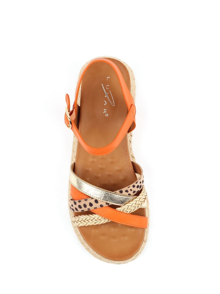 Lunar Orange Flick Sandals - Image 8 of 8