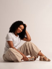 Lunar Brown Cassidy Sandals - Image 2 of 7