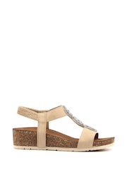 Lunar Brown Cassidy Sandals - Image 4 of 7