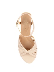 Lunar Beige Jaylen Block Heel Sandals - Image 6 of 6