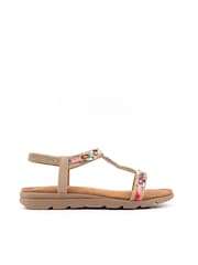 Lunar Brown Drift Sandals - Image 3 of 6