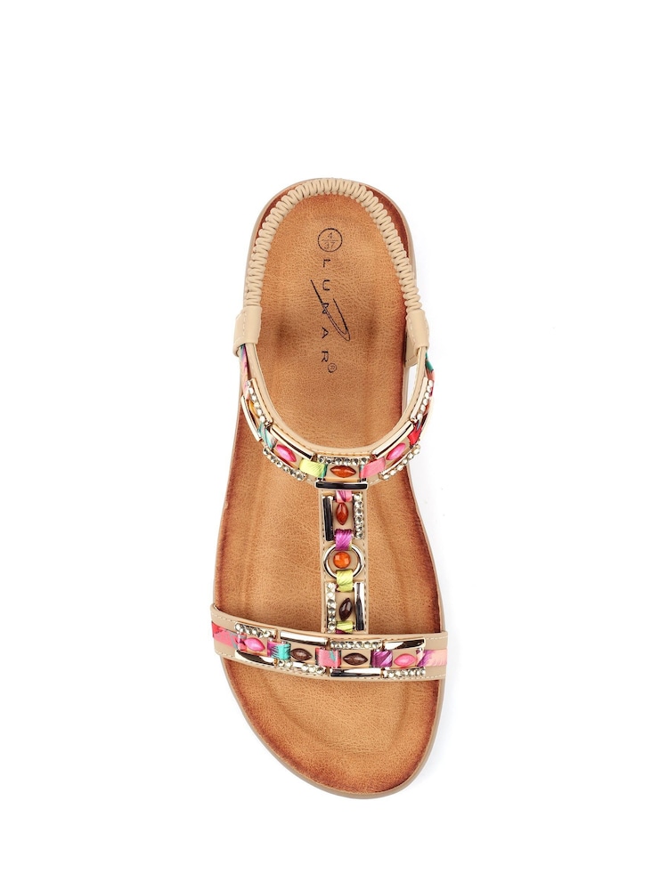 Lunar Brown Drift Sandals - Image 6 of 6