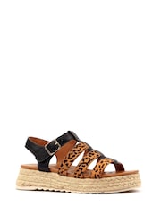 Lunar Black Gwyneth Sandals - Image 3 of 7