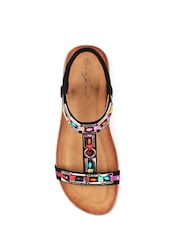 Lunar Black Drift Sandals - Image 7 of 7