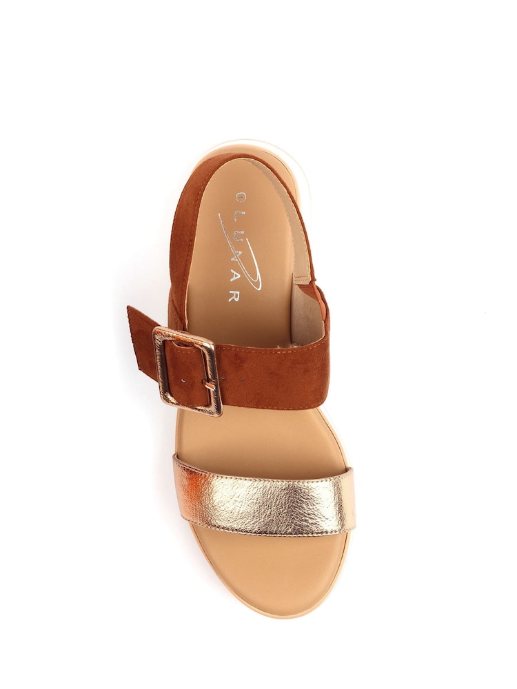 חום - Lunar סנדלים, דגם Dion - תמונה 7 מתוך 7