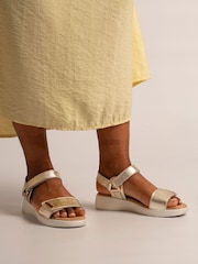 Lunar Gold Lark Wedge Sandals - Image 1 of 6