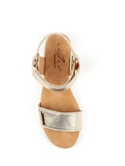 Lunar Gold Lark Wedge Sandals - Image 6 of 6