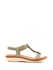 Lunar Green Clementine Sandals - Image 4 of 7