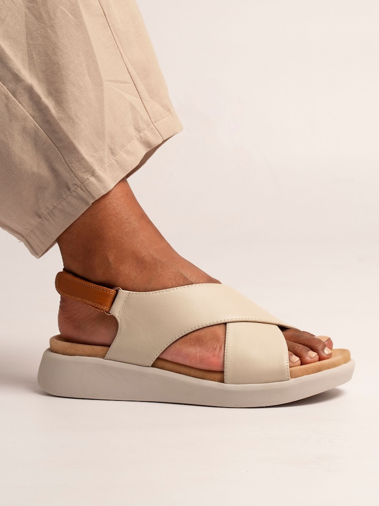 Lunar Beige Merletta Sandals - Image 1 of 6