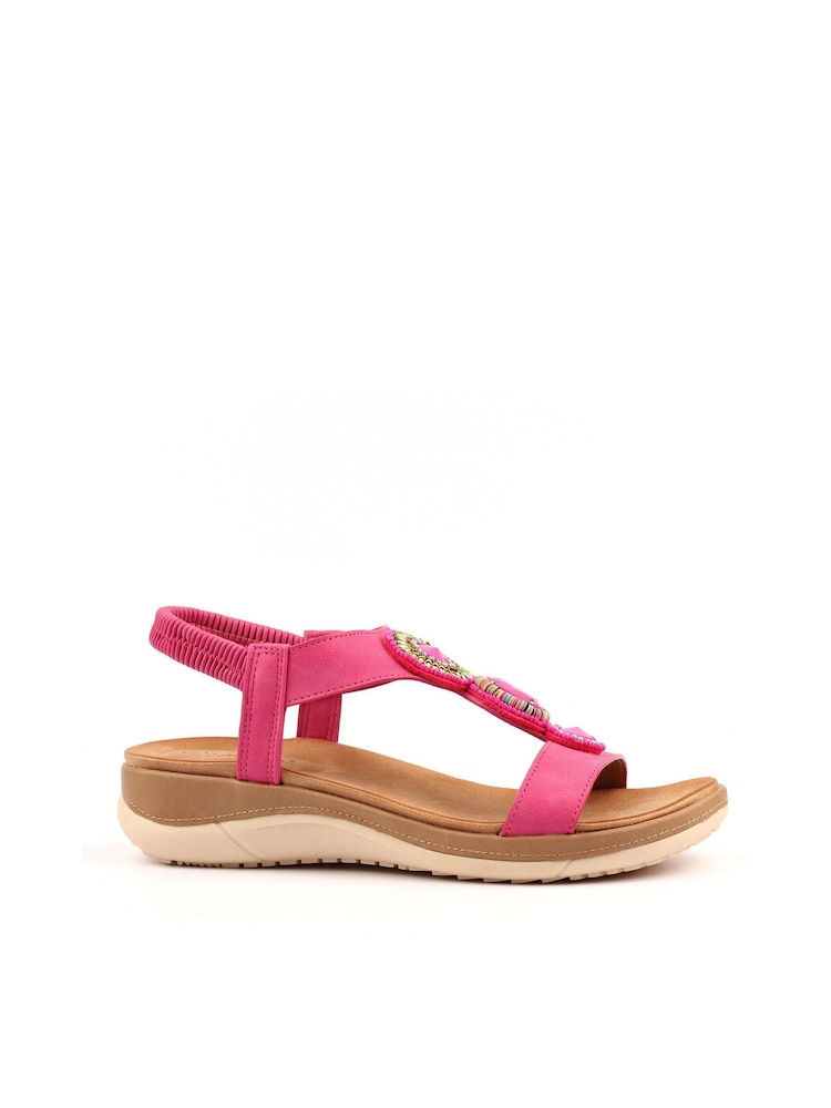 Lunar Pink Kay Sandals - Image 1 of 5 Lunar Pink Kay Sandals - Image 1 of 5
