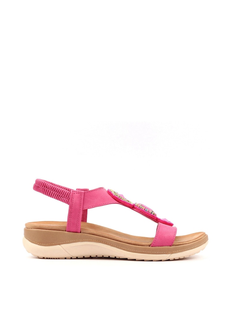 Lunar Pink Kay Sandals - Image 2 of 5 Lunar Pink Kay Sandals - Image 2 of 5