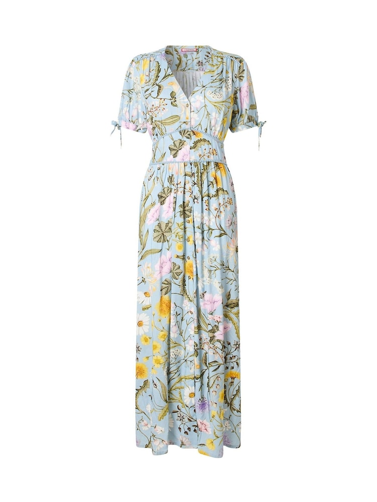 Joe Browns Blue Petite Beautiful Botanicals Printed Dress - Image 6 of 6