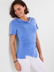 Joe Browns Blue Celeste Cowl Neck Top - Image 1 of 5